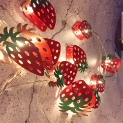 2 м Рождество строку света колокол Лось Снеговик елки свет строк 10 Цветной лампа вечерние декор для сада патио газон