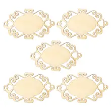 5 шт. незавершенный винный горшок деревянные вырезанные кусочки дерева украшения DIY искусство ремесла украшения ремесла принадлежности для скрапбукинга