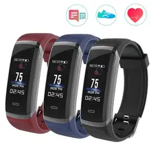 696 новые Стиль умный Браслет GT101 часы Цвет Экран крови Давление мужчин и женщин Фитнес трекер