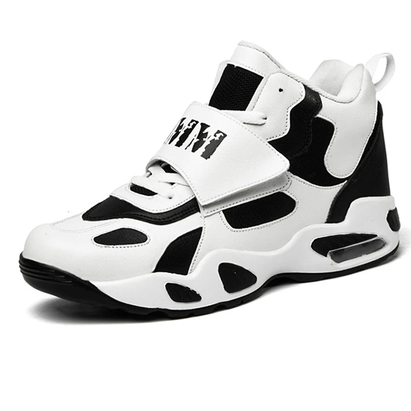 New Men Magic Paste Air Cushion Basketball Shoes Men Shock