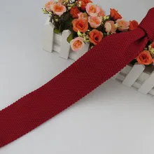 Один цвет вязать галстук с более выбора цвета универсальная соответствующие Ретро стиль ретро галстук