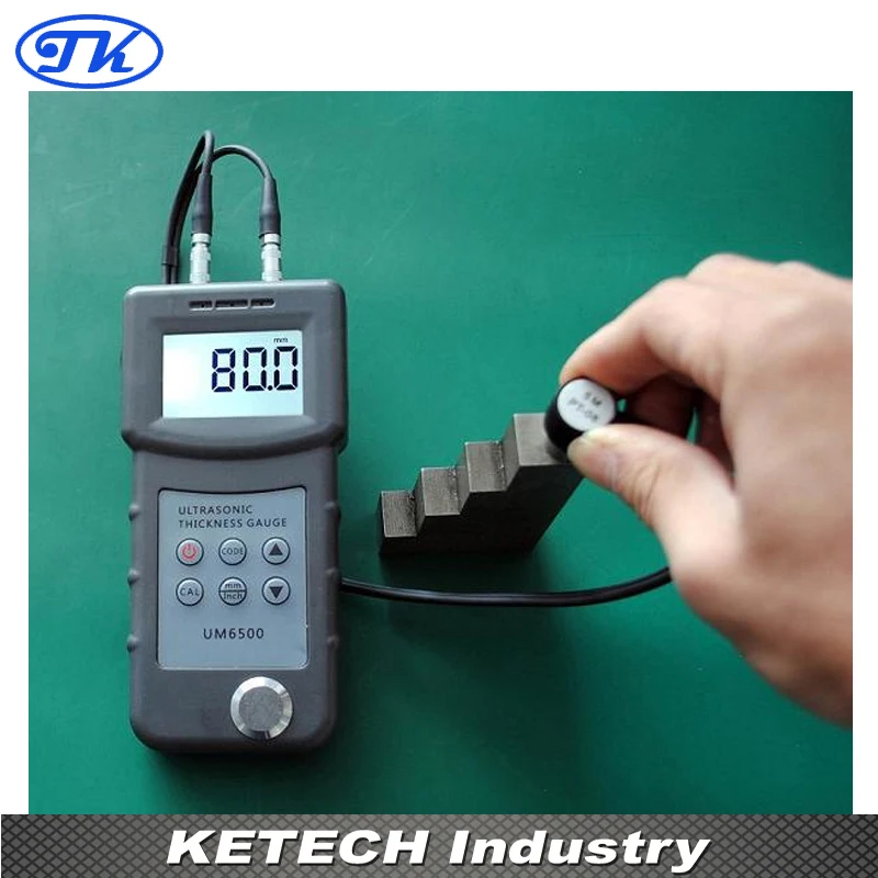  UM6500 Portable Digital Ultrasonic Thickness GaugeMetal Thickness Meter