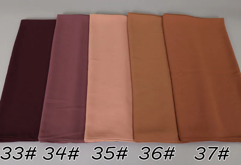 

27 color Big size High quality bubble chiffon printe plain solid color shawls hijab spring muslim scarves/scarf 180*85cm