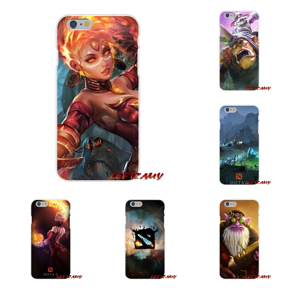 Dota 2 черный тонкий силиконовый чехол для телефона samsung Galaxy S3 S4 S5 мини S6 S7 край S8 S9