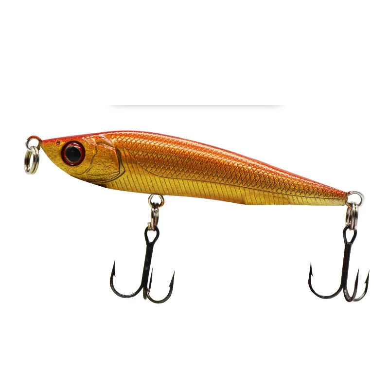 Fishing Lures 1 Piece 7cm 8g Sinking Jerkbait Vibration Wobblers Plastic Rattlin VIB Hard Lure Artificial Bait DROP SHIP