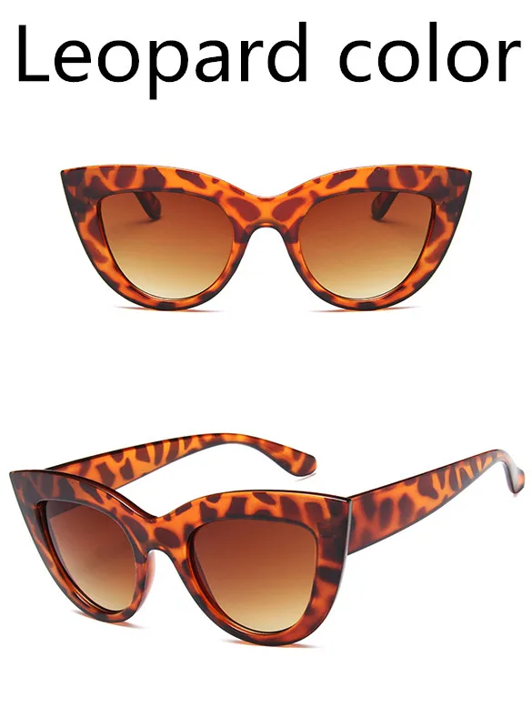 ASOUZ 2018 new fashion ladies cat eye sunglasses retro men's triangle UV400 glasses international high-end brand sunglasses (8)