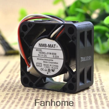 

For 1608KL-01W-B39 NMB Cooling Fan 5V 0.22A 40*40*20MM 3 Wire