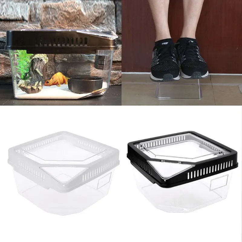 

Plastic Container Reptile Feeding Box Spider Scorpion Insect Terrarium Breeding Box
