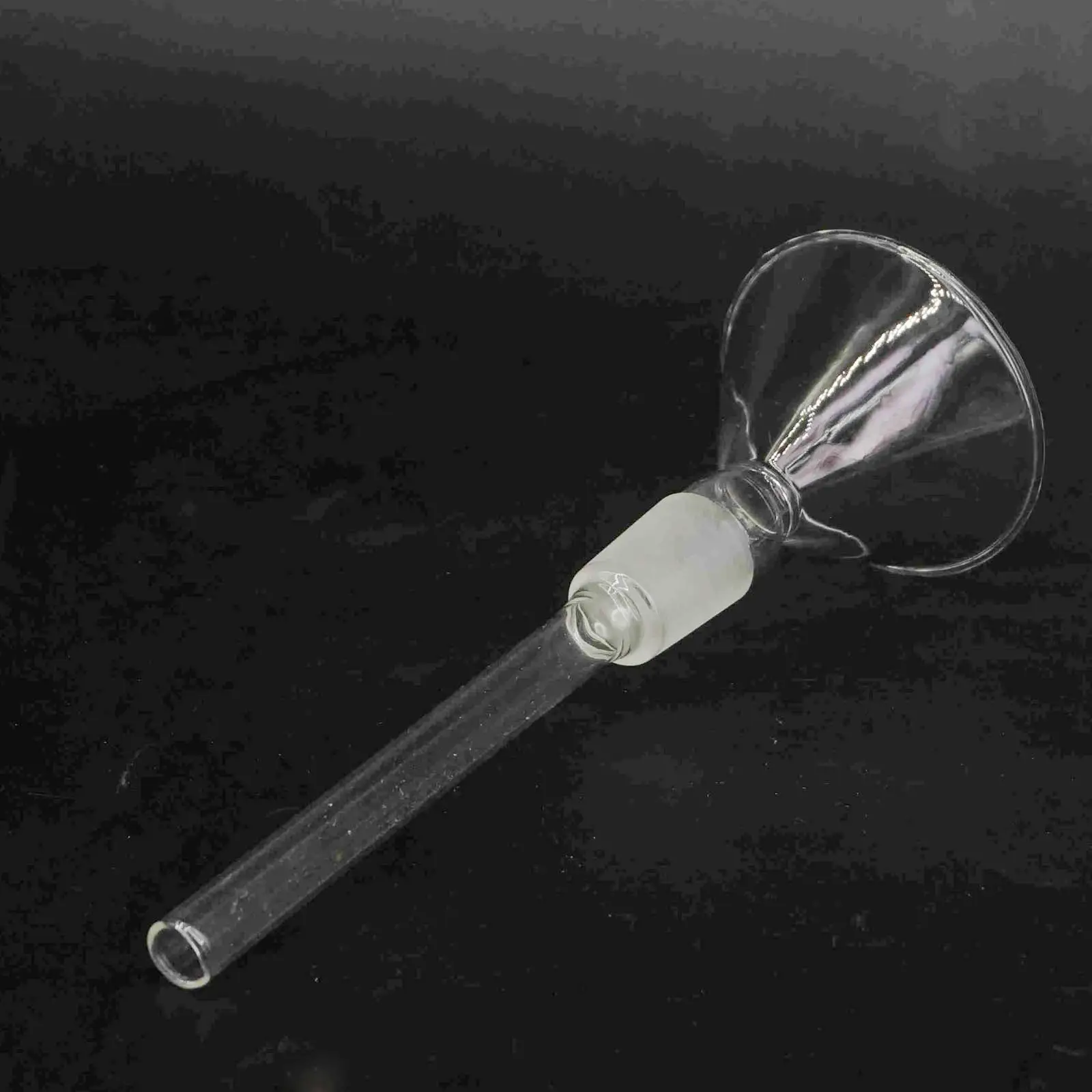75 мм O/D 24/29 соединение боросиликатного стекла Хвостовая трубка 12 см длина лабораторный порошок коническая Воронка стеклянная посуда порошок утечки