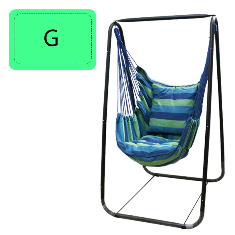 Подвесной стул для взрослых, гамак для колледжа и общежития, качели в помещении, художественный стиль, детская мебель для отдыха - Цвет: G