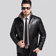 Men Leather Jackets 2016 New Brand Plus Velve Casual Mens Leather Jackets And Coats Jaqueta De Couro Chaqueta Cuero Hombre