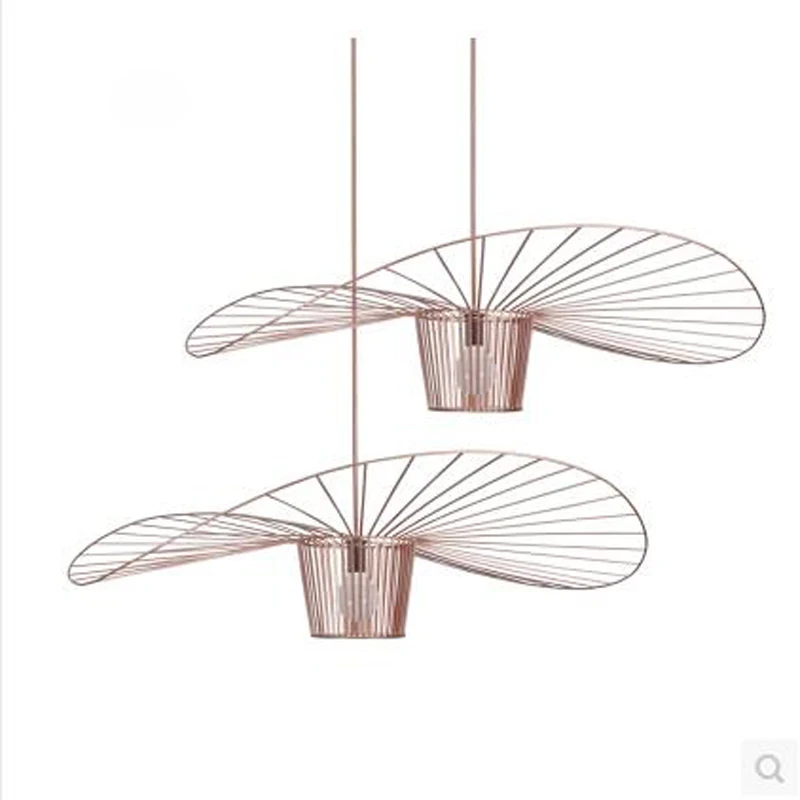 Creative straw hat personality Nordic iron living room restaurant after the modern clothing shop art bar cafe chandelier led Creative straw hat personality Nordic iron living room restaurant after the modern clothing shop art bar cafe chandelier led