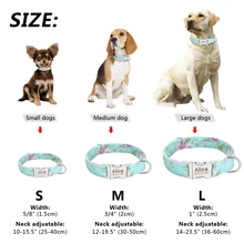 Personalized Adjustable Pet Dog Cat Tag Collar