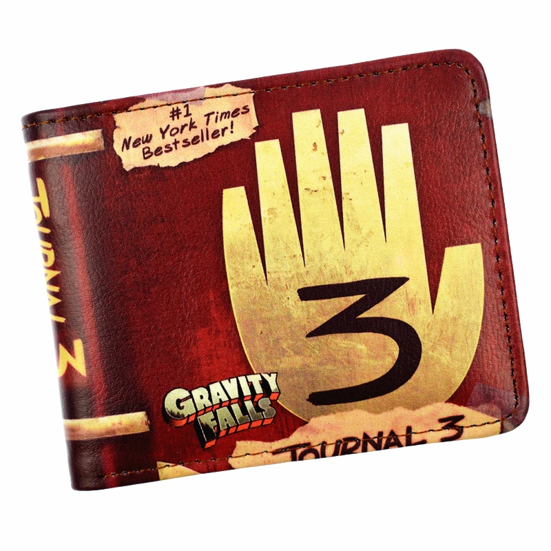 

New Arrival Anime Cartoon Wallet Gravity Falls Short Purse for Young With Zipper Poucht
