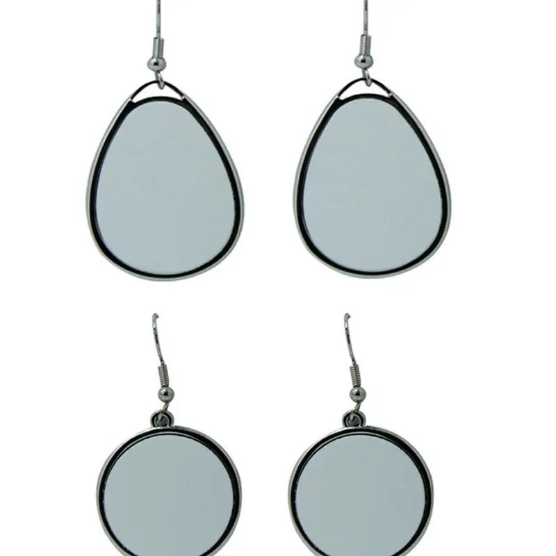 

sublimation Dangle Earrings for women blank consumables drop Earring can print custom photo wholesales