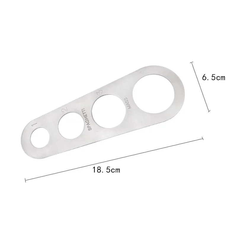1 шт. 4 отверстия Измеритель для спагетти Паста Лапша легко использовать лапши измеритель кухонные аксессуары из нержавеющей стали