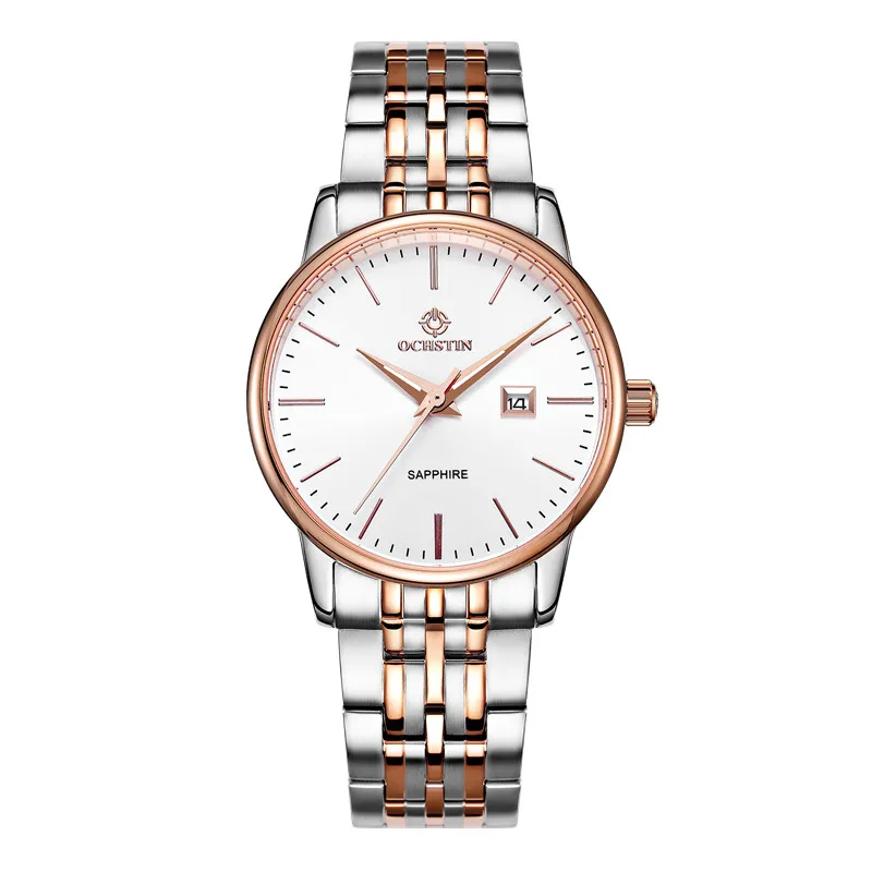OCHSTIN Fanshion качественные кварцевые часы с браслетом женские часы брендовые роскошные женские наручные часы для женщин часы - Цвет: rose white