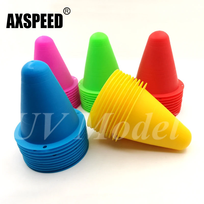 AXSPEED 10 шт. р/у дрейфующая мягкой дорожные конусы/пилоны баррикады конус движения