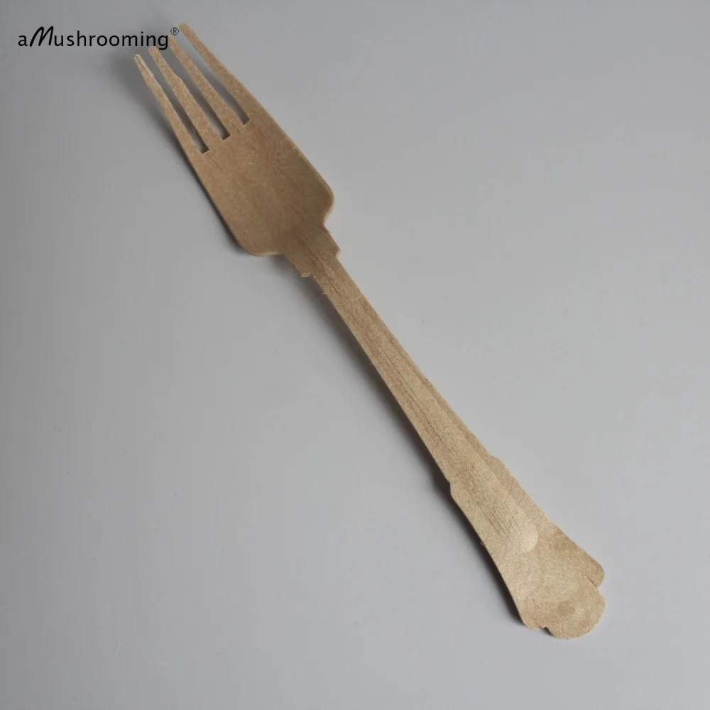 Wholesale 2000 pieces Eco Friendly Super Large Disposable Wooden Forks