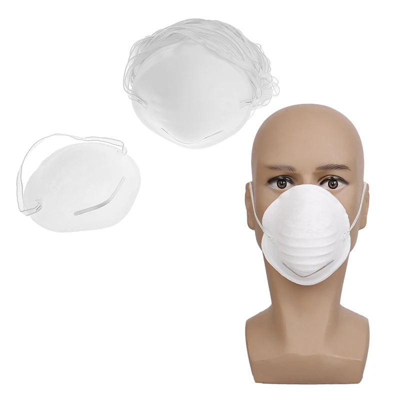 

50Pcs Non-woven Fabric Disposable Mouth Masks Adult Anti Haze Mask Anti-dust Mouth Masks Windproof Mouth Face Masks