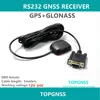 RS232 gps receiver antenna module gps glonass Dual mode VCC 12V NMEA 0183  Industrial control quality DB9 female GN200GRV12 ► Photo 1/4