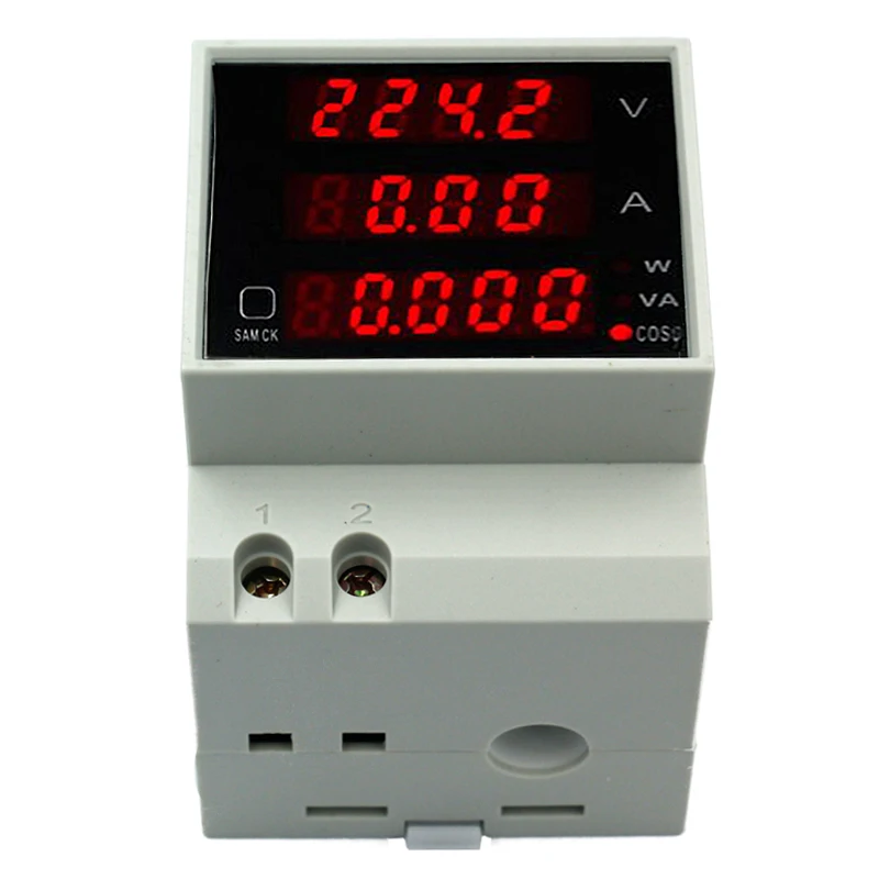 

D52-2048 Multi-Functional LCD Digitial Active Power Factor Energy current voltage Meter Voltmeter Ammeter AC 80-300V 40%off