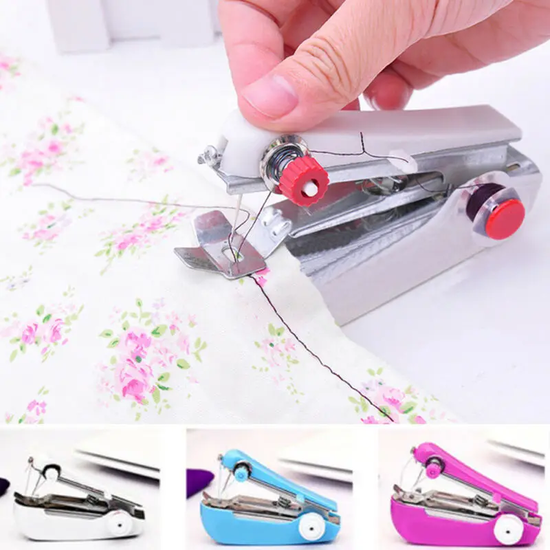 Portable Mini Pocket Electric Tailor Stitch Smart Home Handheld Sewing Machine 