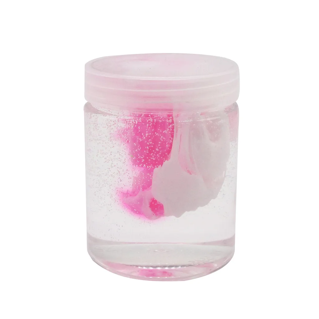 180 мл Хрустальный распылитель пушистый поплавок Лепка для детей, пластилин, полимерная жемчужная шпатлевка, безопасная для снятия стресса хлопковая Слизка, антистрессовый Пластилин P20 - Цвет: Pink