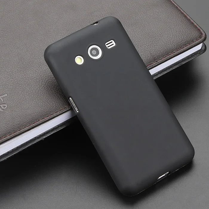 

Black Gel TPU Slim Soft Anti Skiding Case Back Cover For Samsung Galaxy Core2 G355H Core 2 G355 Phone Rubber silicone Bag