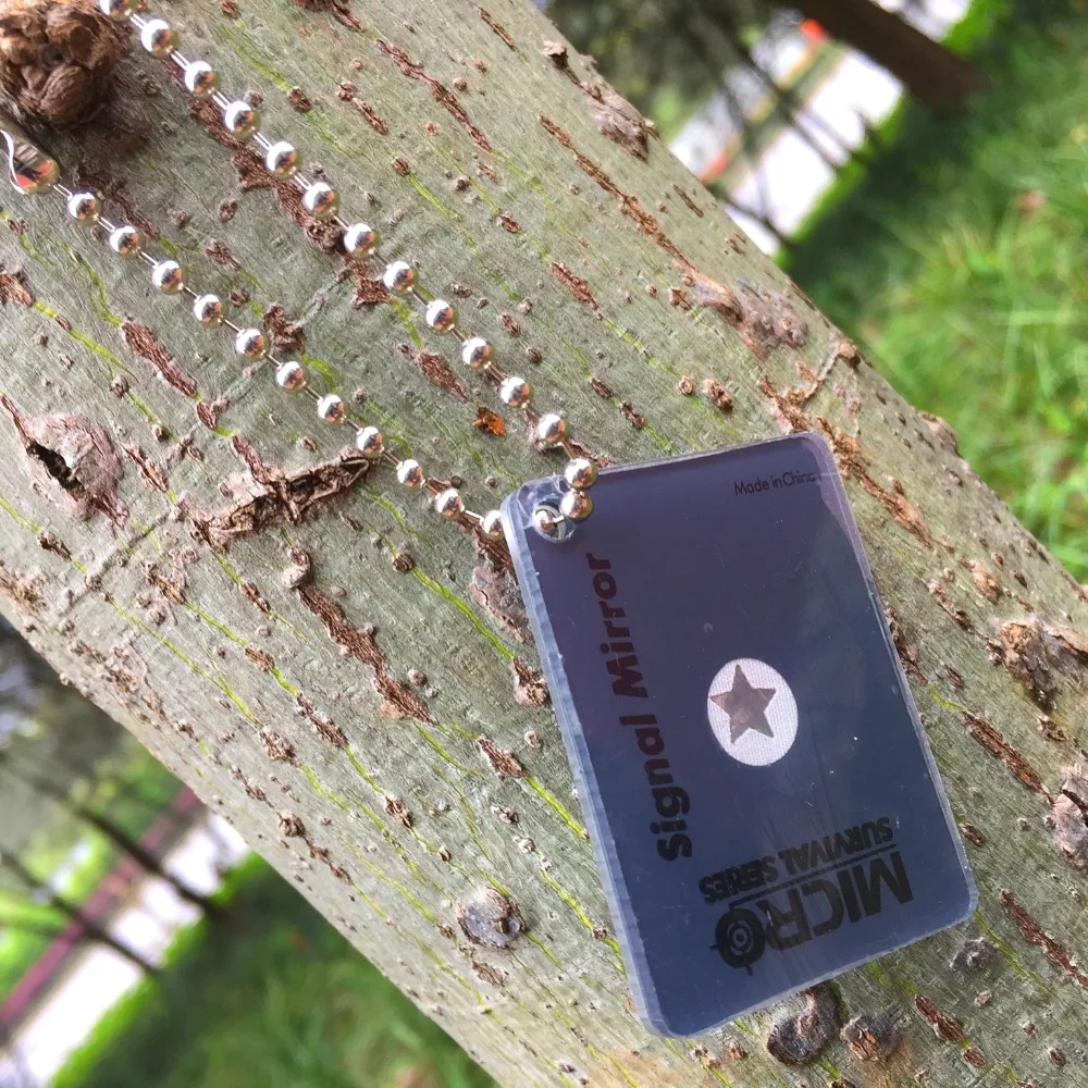 Outdoor EDC reflective Mirror Survival Tools Floating Signal Mirror Suvival Bushcraft With aiming function outdoor Essential (1)