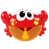 Cute Crab Bubble Machine Soap Water Automatic Blowing Bubble with Music Outdoor Toys Baby Bathing Funny Toys ► Photo 2/6