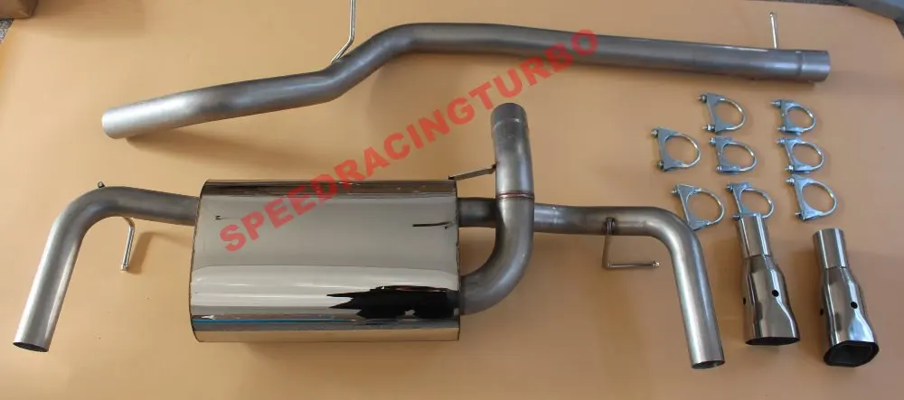 2007-2010 выхлопной CATBACK для FIT JEEP WRANGLER 2DR 3.8L V6 производительность выхлопная система с
