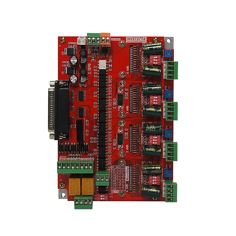 Привод 4 оси мини cnc машина шаговый двигатель драйвер платы LV8727