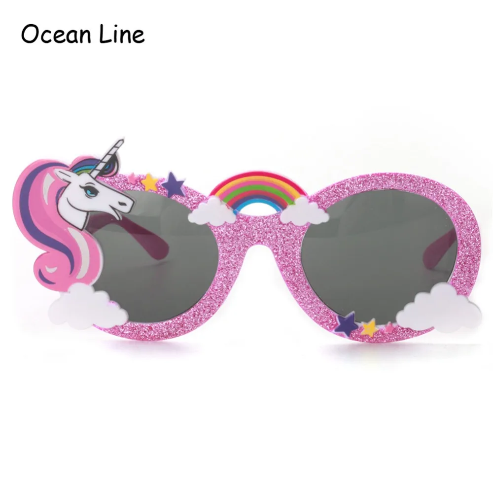 Shiny Blue Unicorn Party Favors Costume Glasses Sunglasses Birthday JH Shiny Blue Unicorn Party Favors Costume Glasses Sunglasses Birthday JH