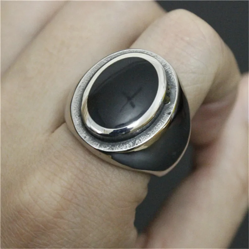 Man Ring 316L Stainless Steel  Polishing  Biker Style Ring 5