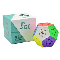 YJ MGC 3x3 Кубик Megaminx 3x3 Магнитный магический куб 3 слоя Megaminx Stickerless speed куб пазл игрушки для детей Детская Подарочная игрушка