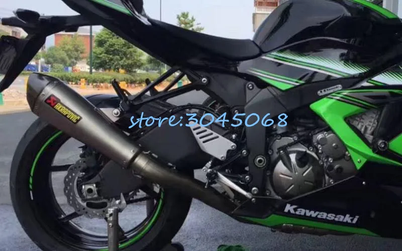 

Z800 Motorcycle Exhaust Full Stystem Middle Link Pipe Escape Motorbike Carbon Fiber Muffler For Kawasaki Z800 With DB Killer