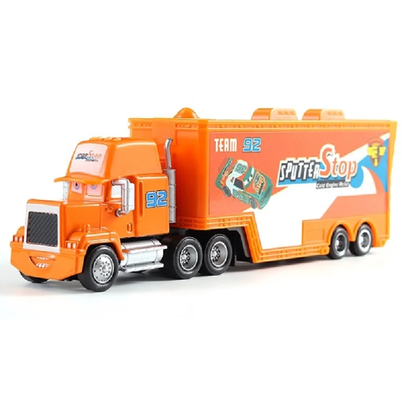 Тачки disney Pixar тачки Mack Uncle № 101 Tach O Mint Racer's Truck литая игрушка автомобиль свободный 1:55 в disney Cars3