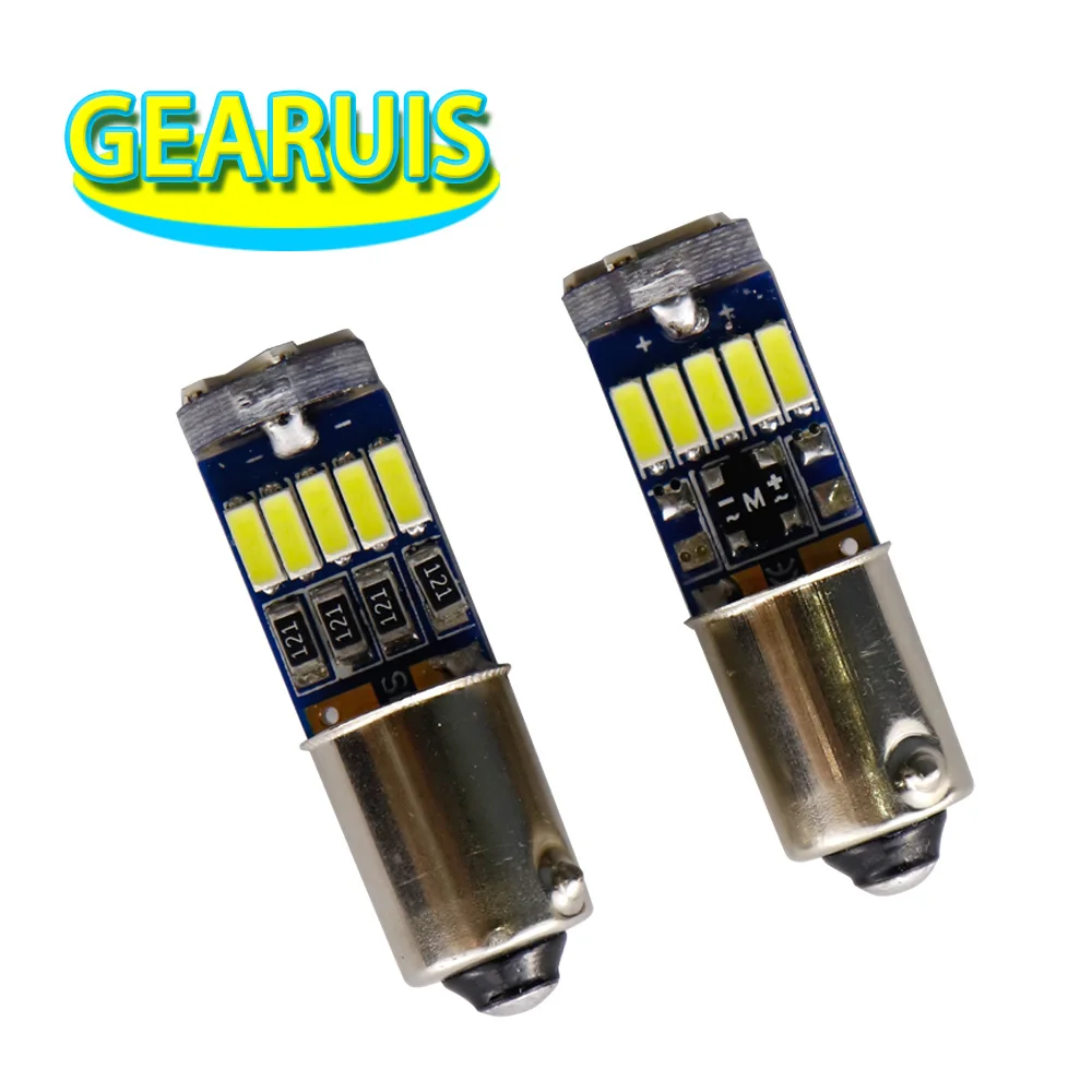 Автомобильные светодиодсветодиодный лампы T11 BA9S 15 smd 4014 t4w внутреннее освещение s