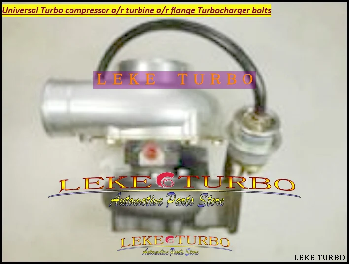Universal Turbo GT2876 Compressor AR 0.70 Turbine AR 0.86 5-bolt Journal bearing T25 flange Internal Wastegate Turbocharger (2)