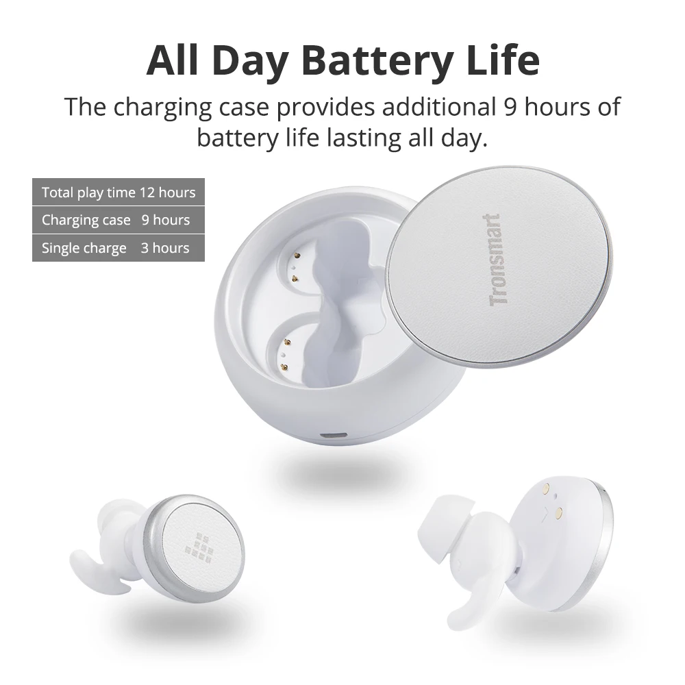 Tronsmart Encore Spunky Buds беспроводные наушники Bluetooth 5 0 TWS Siri Assistant IPX5 водонепроницаемые