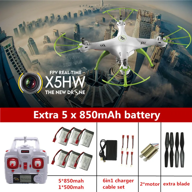 SYMA x5hw FPV-системы RC Quadcopter Дрон с WI-FI Камера x5sw обновления Вертолет VS xs809hw e51 E010 H36 |