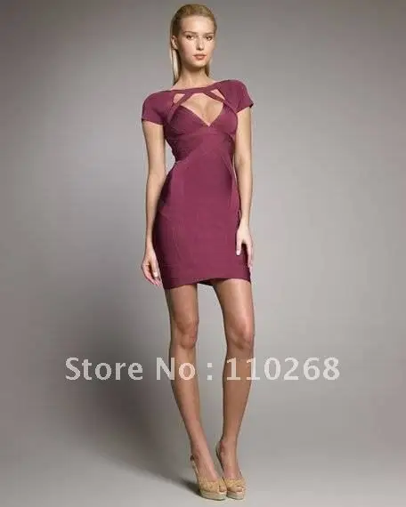 Dark Red Cocktail Dress