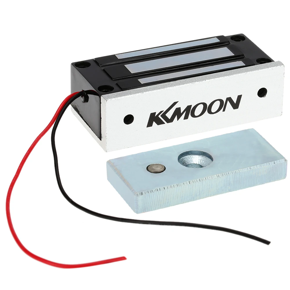 

KKmoon 60KG/132lb Electric Lock Magnetic Induction Fail Secure DC 12V for Door Entry Access Control System