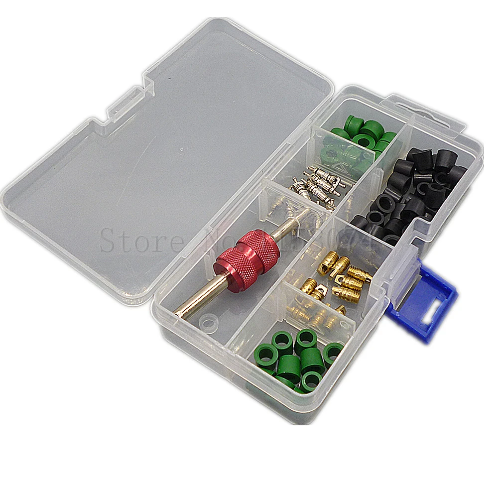 Autos Air Conditioning A/C Schrader Valve Core & Remover Tool A/C Hose