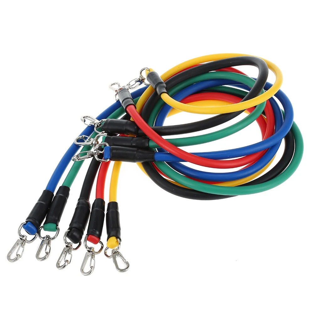 

Latex Resistance Exercise Fitness Pull Rope Weight Loss Equipment 11pcs