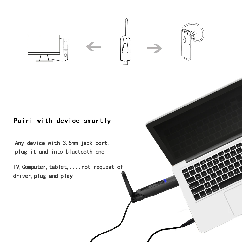 DISOUR APTX CSR Bluetooth передатчик с антенной USB Mini 3,5 мм AUX для ТВ-накопителей-бесплатно беспроводной 2RCA аудио адаптер для PS4 PC