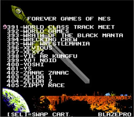 para Sempre Duo Jogos de Nes Cartucho de Jogo para Nes Total de 852 Chip em Uso 852 em 1 405 + 447 Console Jogos Mbit Flash - fc 1024 - Image 6