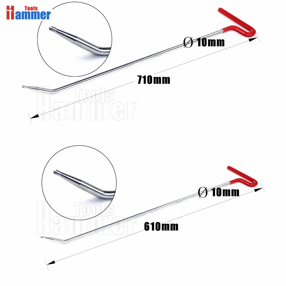 Стержень PDR инструменты Дент удаления инструмент для рихтовки Paintless удаление вмятин от града Дент Съемник Нажмите Вниз Авто Ding Дент