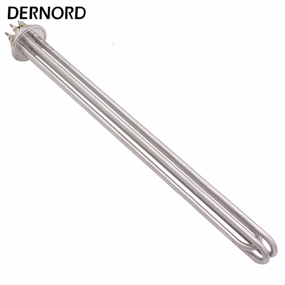 Электрический погружной водонагреватель DERNORD 2 с тройным зажимом OD64mm 208v 4500w для